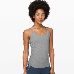 NWT Lululemon Always Two Sides Tank Gray size 6